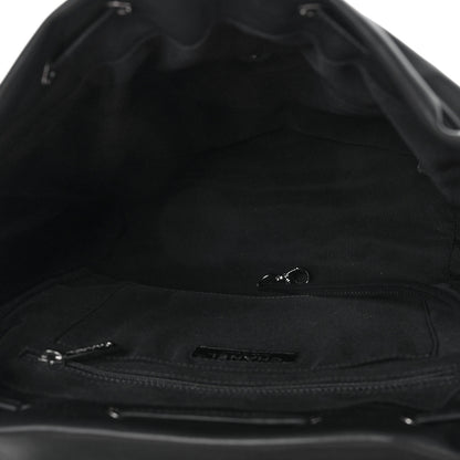 Chanel Calfskin Chevron Quilted Large Urban Spirit Backpack Black 5 of 9