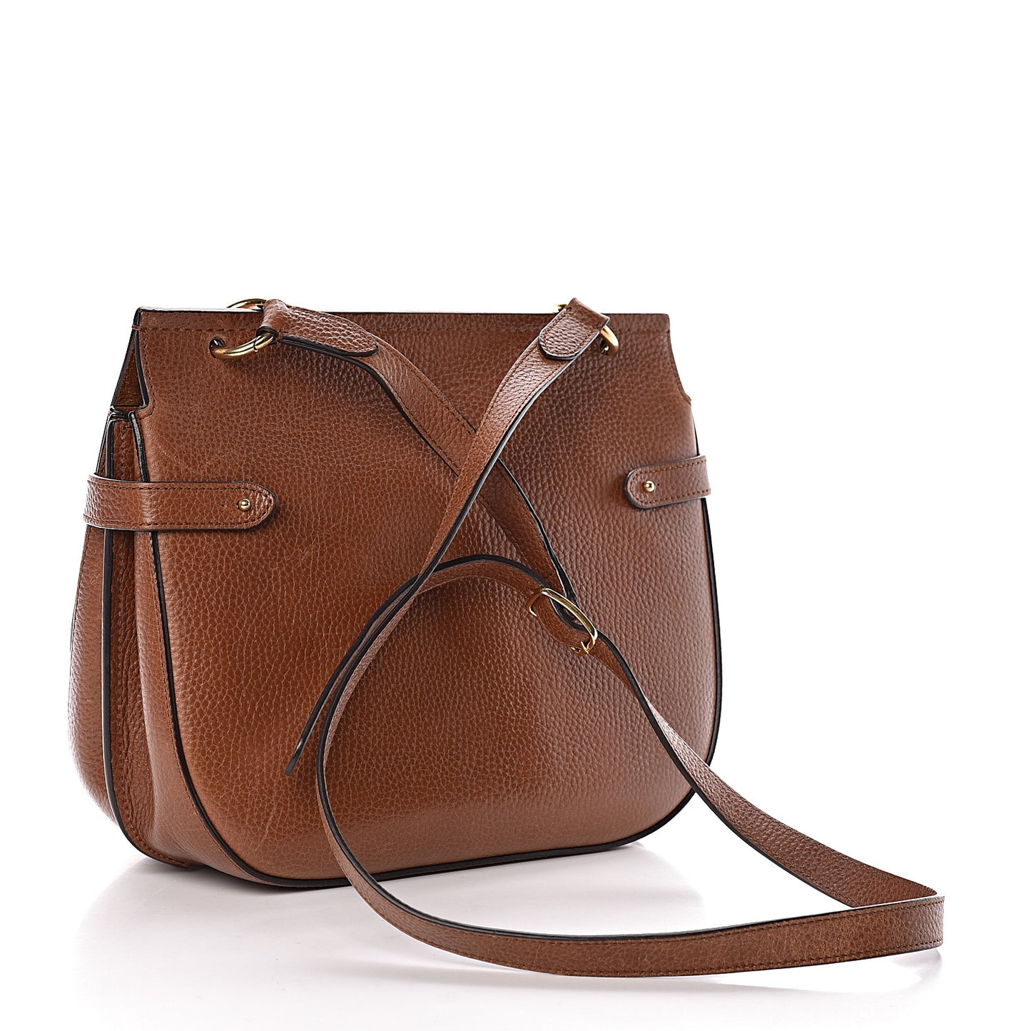 Small Classic Grain Calfskin Amberley Satchel Oak