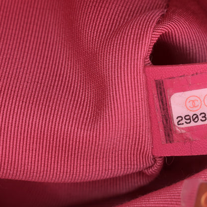 Chanel Tweed Quilted Medium Chanel 19 Flap Pink 7 of 10