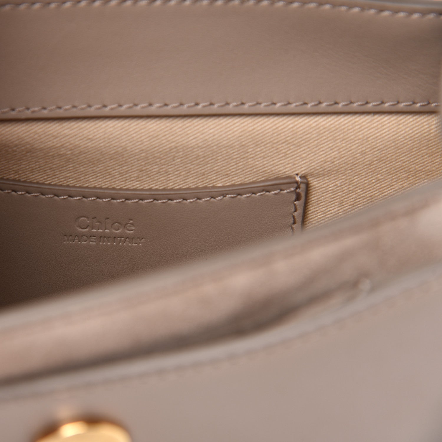 Chloe Calfskin Small Tess Bag Motty Grey 7 of 13