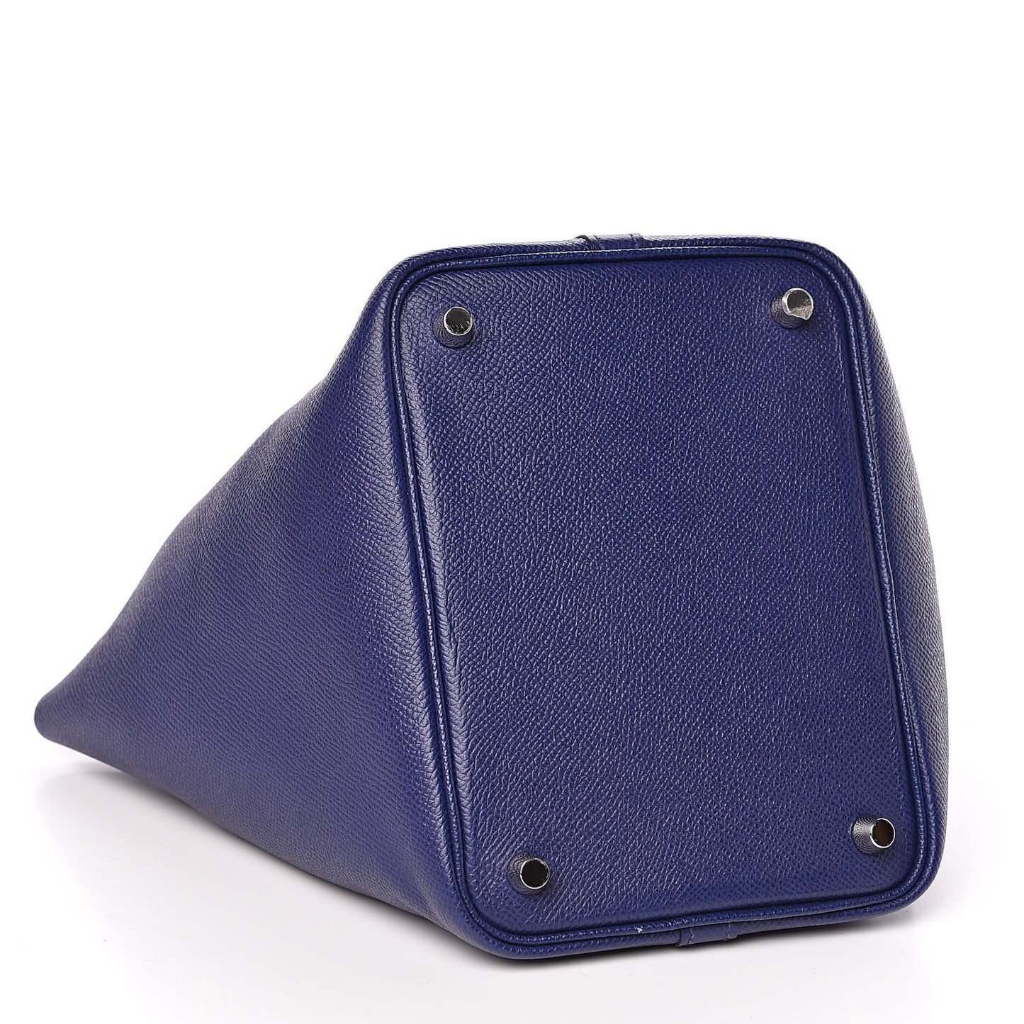 Epsom Tressage De Cuir Picotin Lock 18 PM Bleu Encre Brique Black