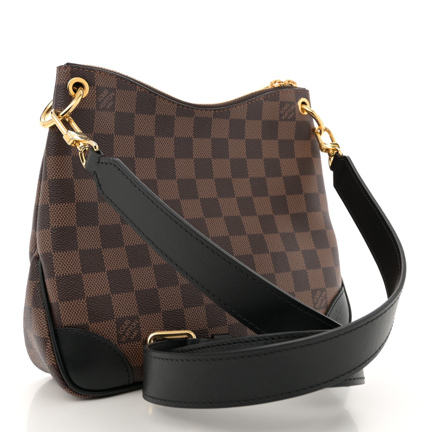 Louis Vuitton Damier Ebene Odeon PM Black 3 of 9