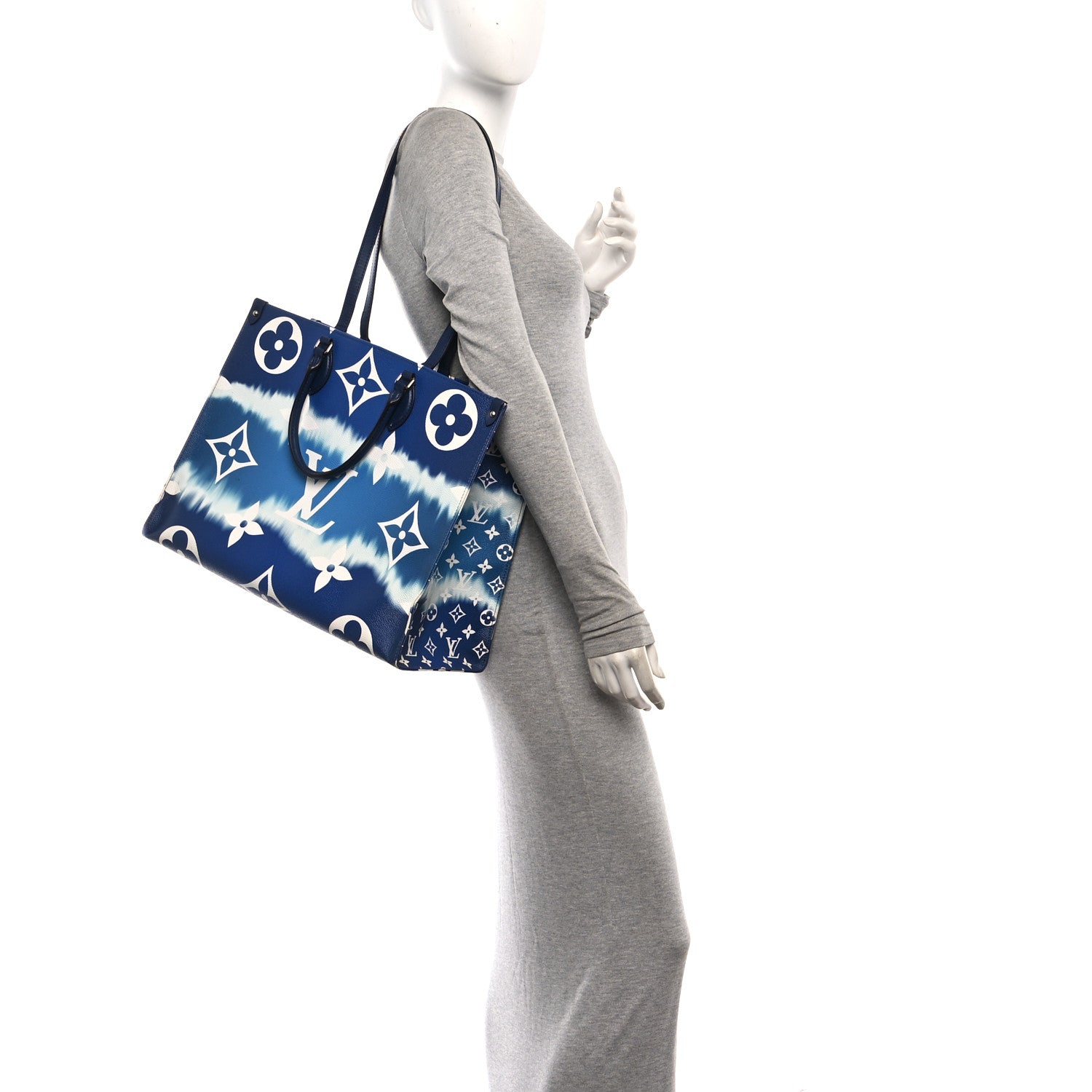 Louis Vuitton Monogram Escale Onthego GM Blue 2 of 11