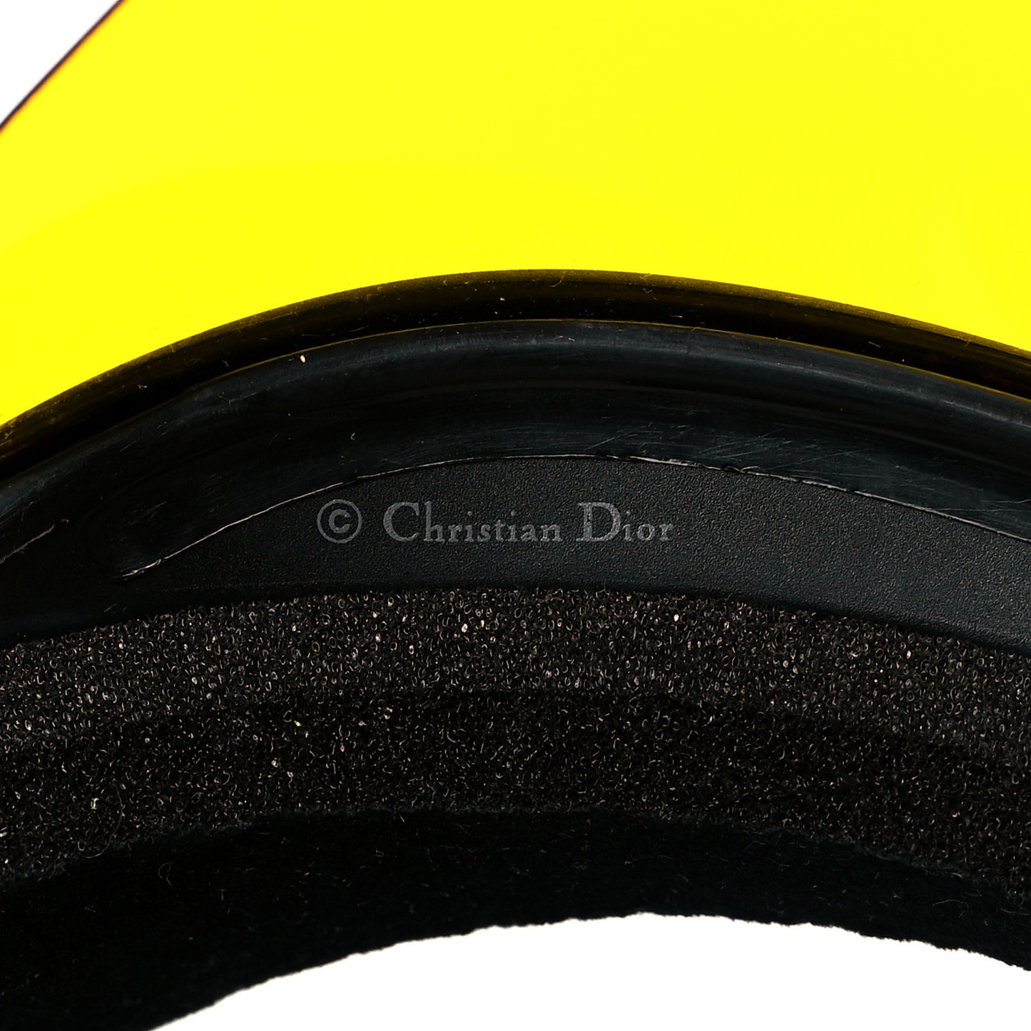 DiorClub1 Sun Visor Yellow