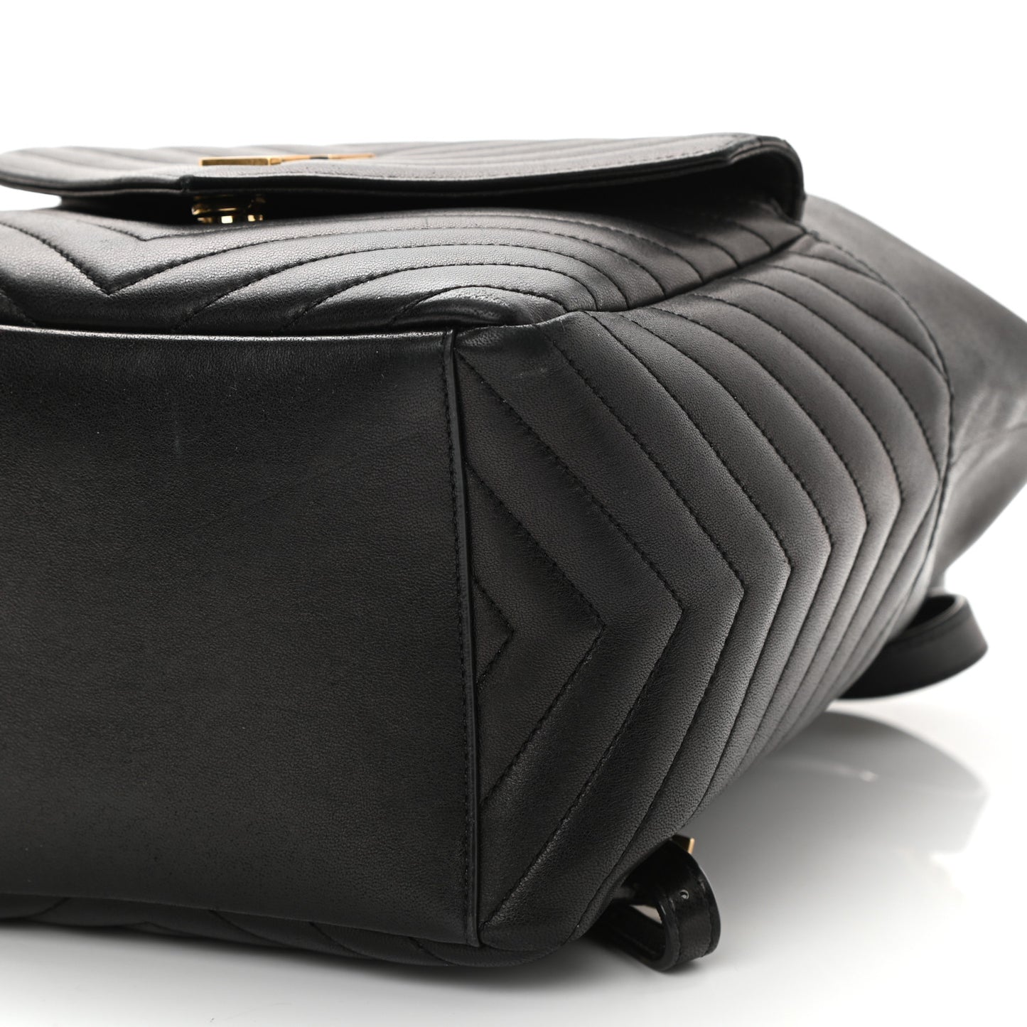 Lambskin Matelasse Monogram Joe Backpack Black