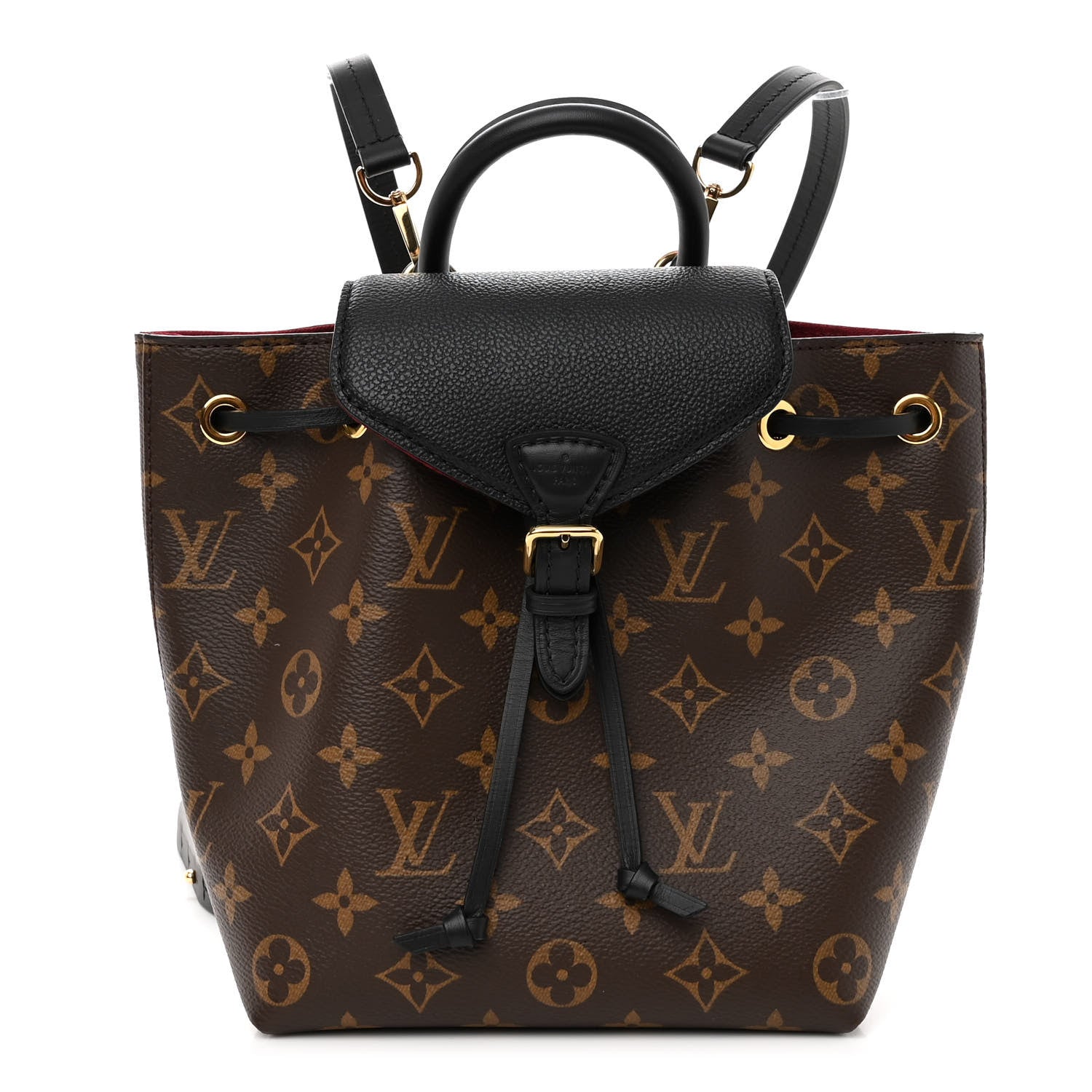 Louis Vuitton Monogram BB Montsouris NM Backpack Black 1 of 9