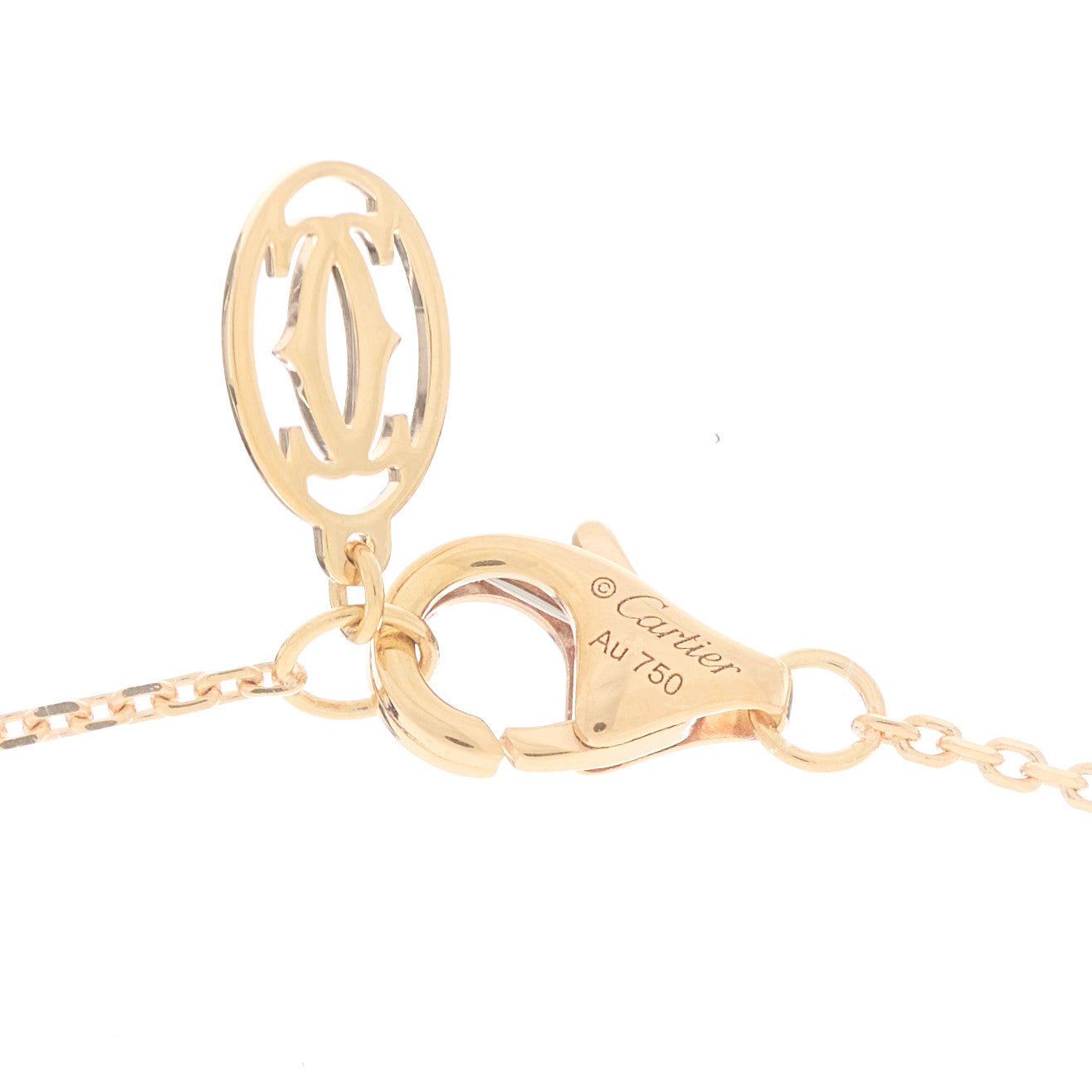 Cartier 18K Pink Gold Diamond XS D'Amour Pendant Necklace 5 of 6