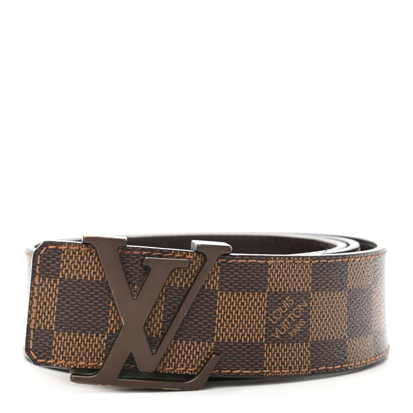 Damier Ebene 40mm LV Initiales Belt 85 34