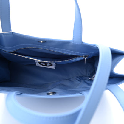 Telfar Vegan Leather Medium Shopping Bag Cerulean 5 of 9