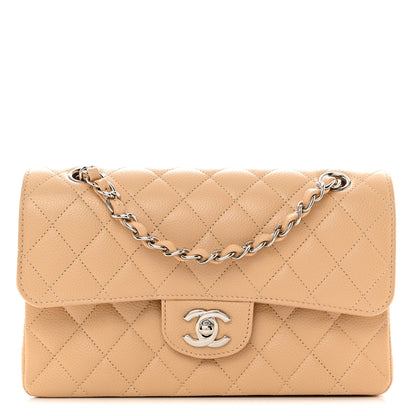 Chanel Caviar Quilted Small Double Flap Beige 1 of 10