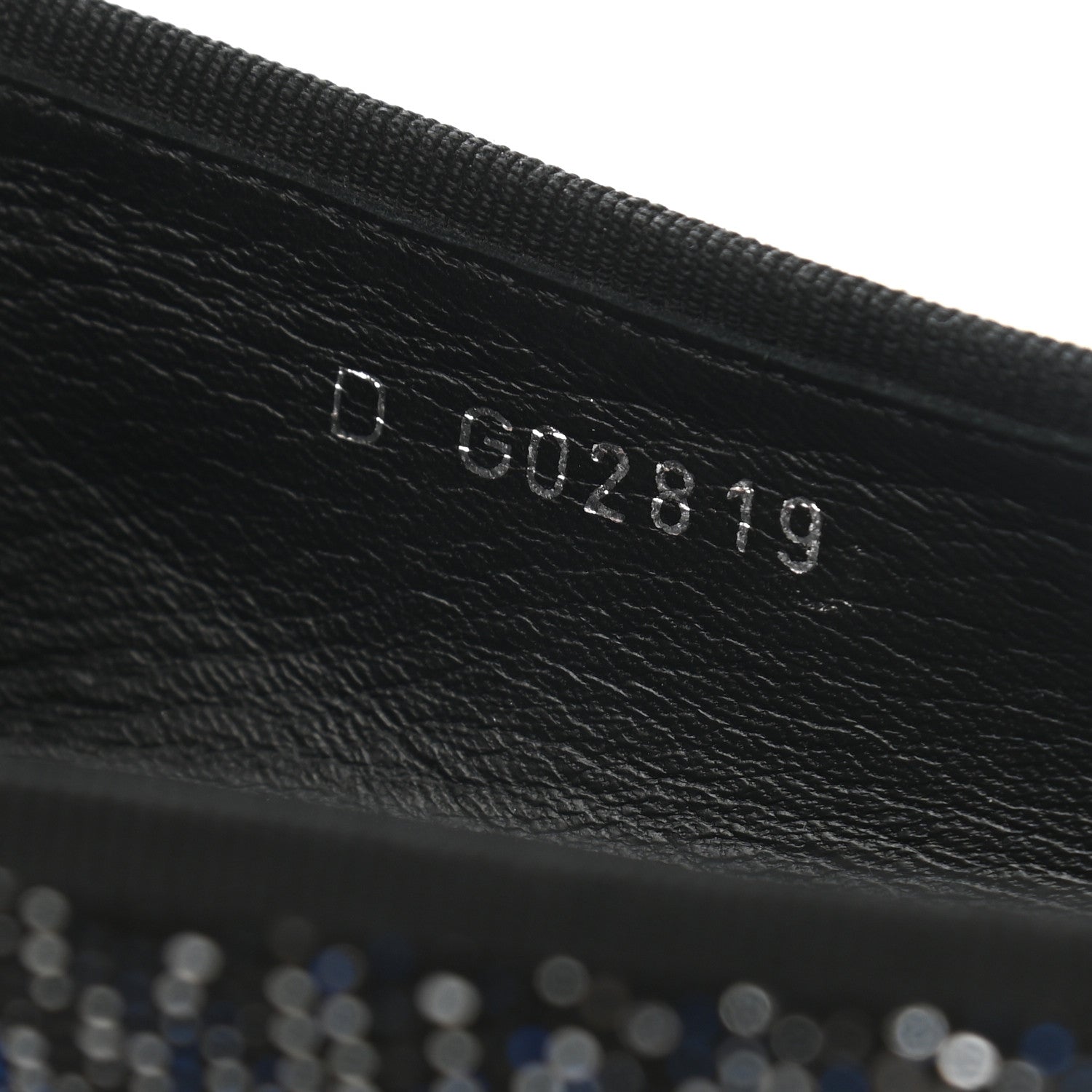 Chanel Fantasy Goatskin Patent Calfskin CC Cap Toe Ballerina Flats 36 Black Blue 8 of 8