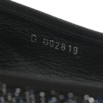 Chanel Fantasy Goatskin Patent Calfskin CC Cap Toe Ballerina Flats 36 Black Blue 8 of 8