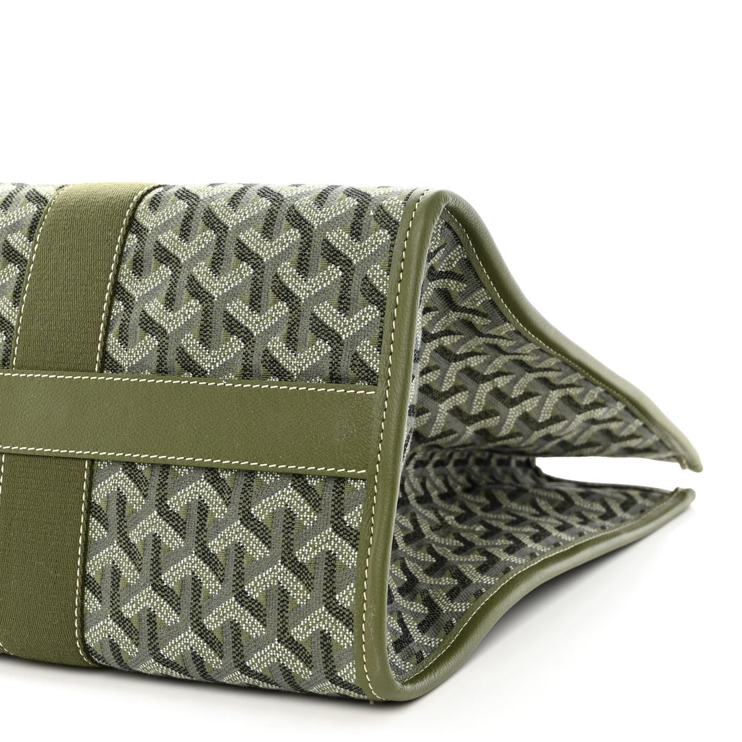 Goyardine Villette MM Tote Khaki