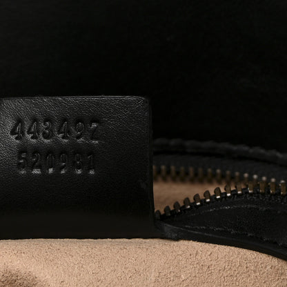 Gucci Calfskin Matelasse Small GG Marmont Shoulder Bag Black 7 of 10