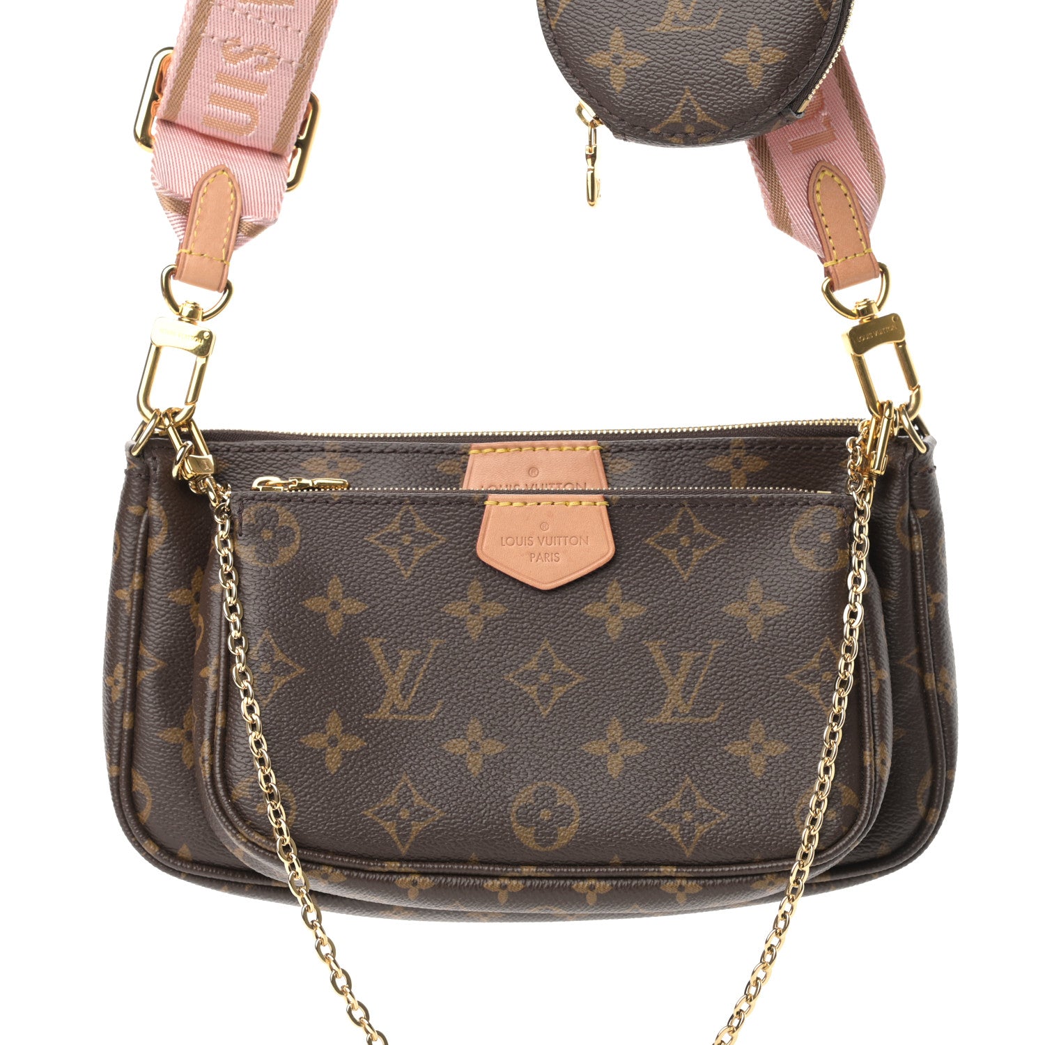 Louis Vuitton Monogram Multi Pochette Accessories Rose Clair 10 of 12