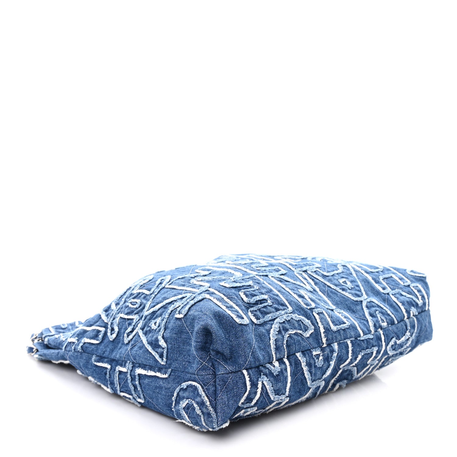 Chanel Denim Patchwork Logo Chanel 22 Blue 4 of 10