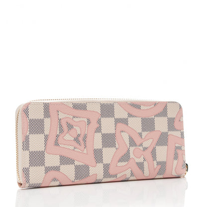 Louis Vuitton Damier Azur Tahitienne Clemence Wallet 3 of 7