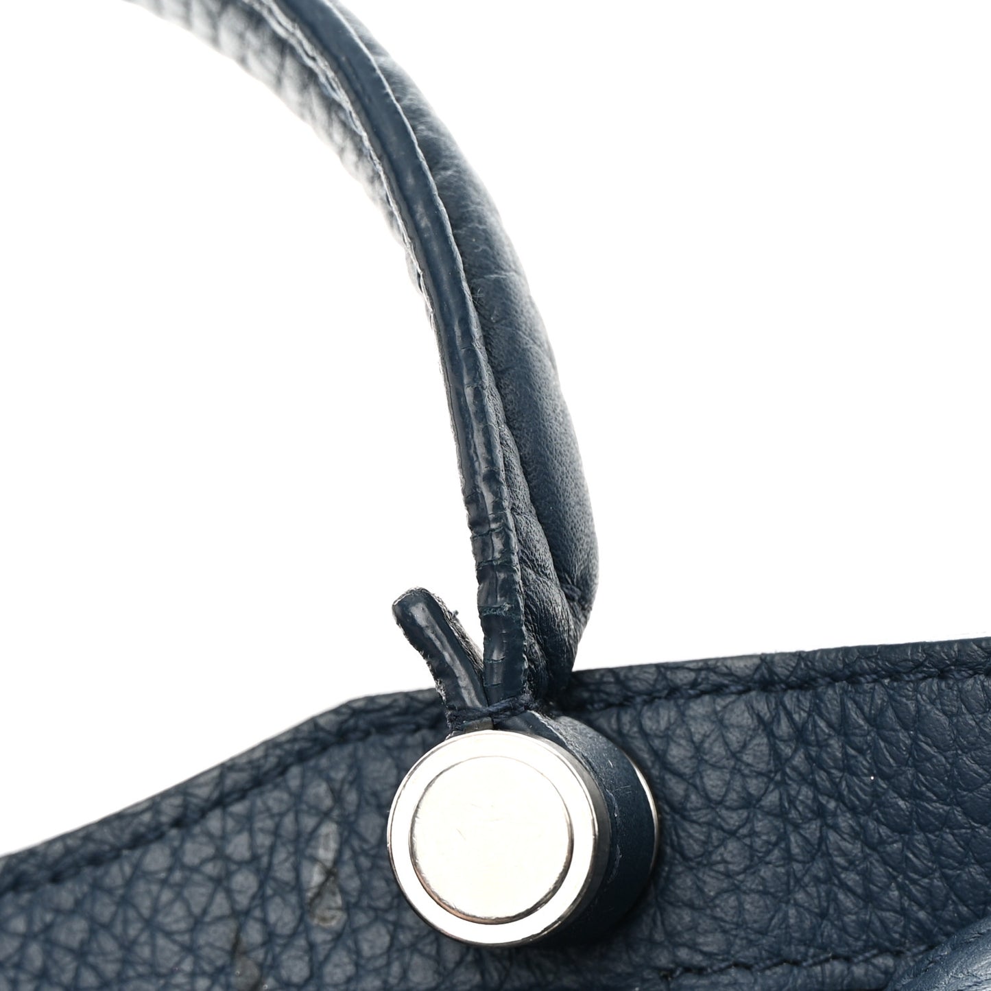 Veau Grana Perforated Blackout Hardware Nano City Bleu Profond