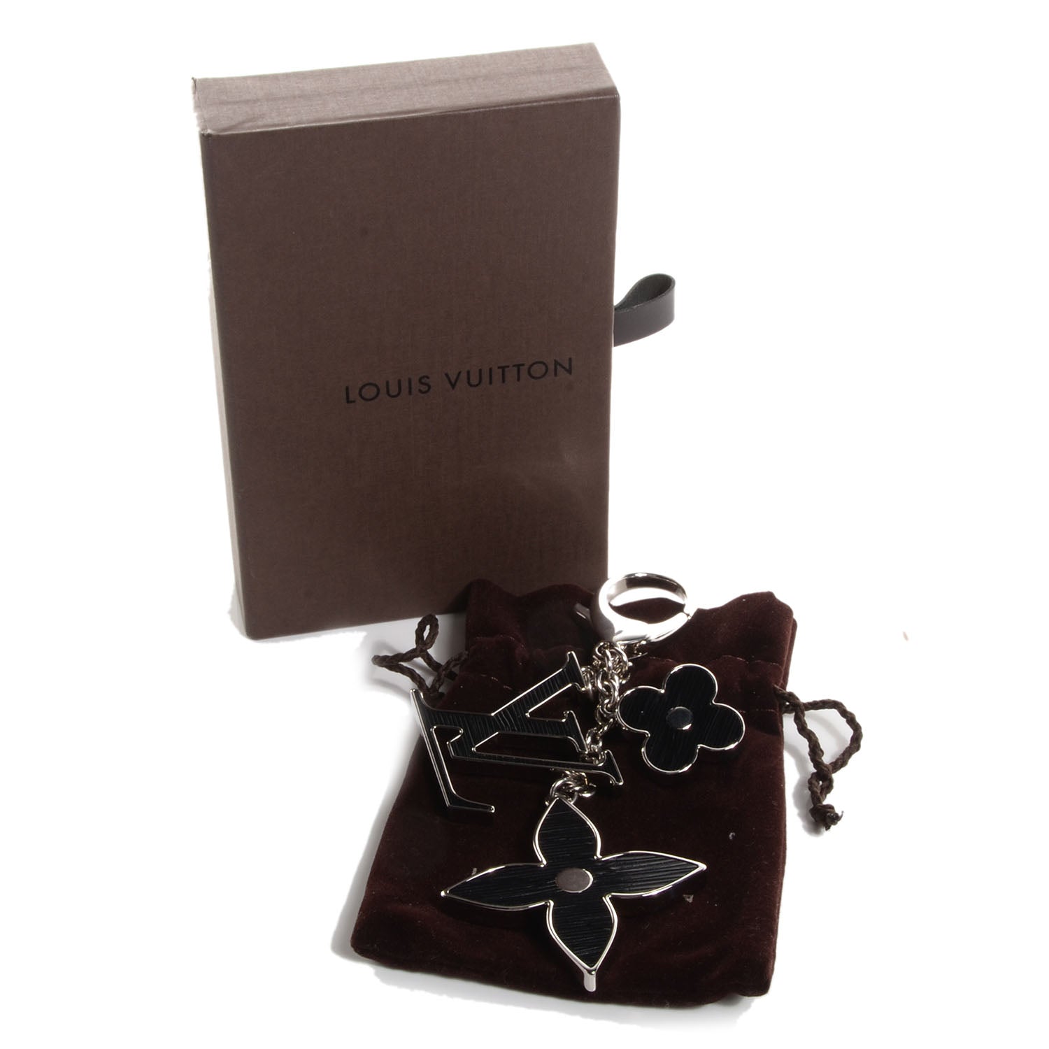 Louis Vuitton Electric Epi Fleur d'Epi Bag Charm Black 5 of 5