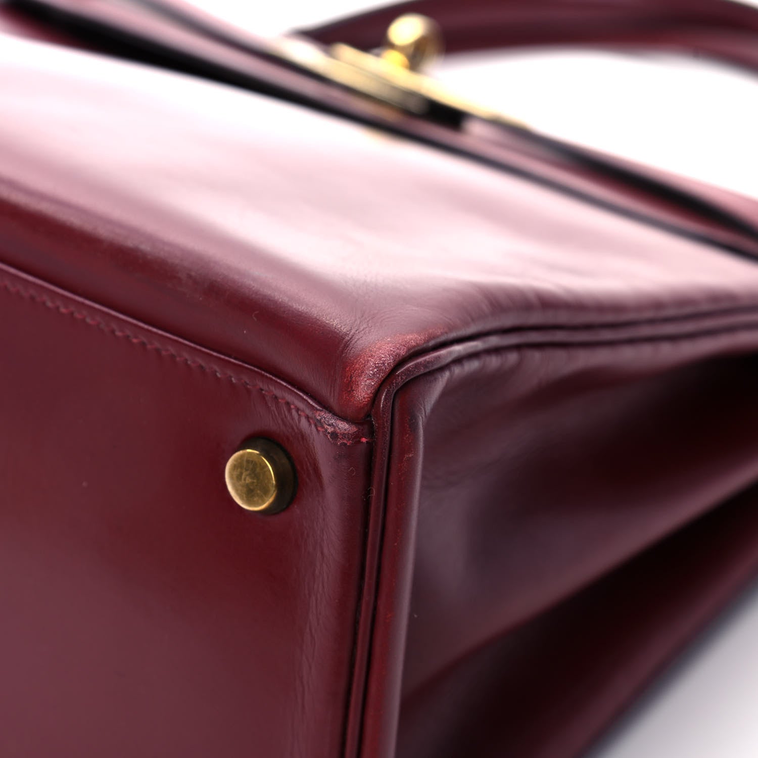 Hermes Box Kelly Retourne 28 Rouge H 8 of 16