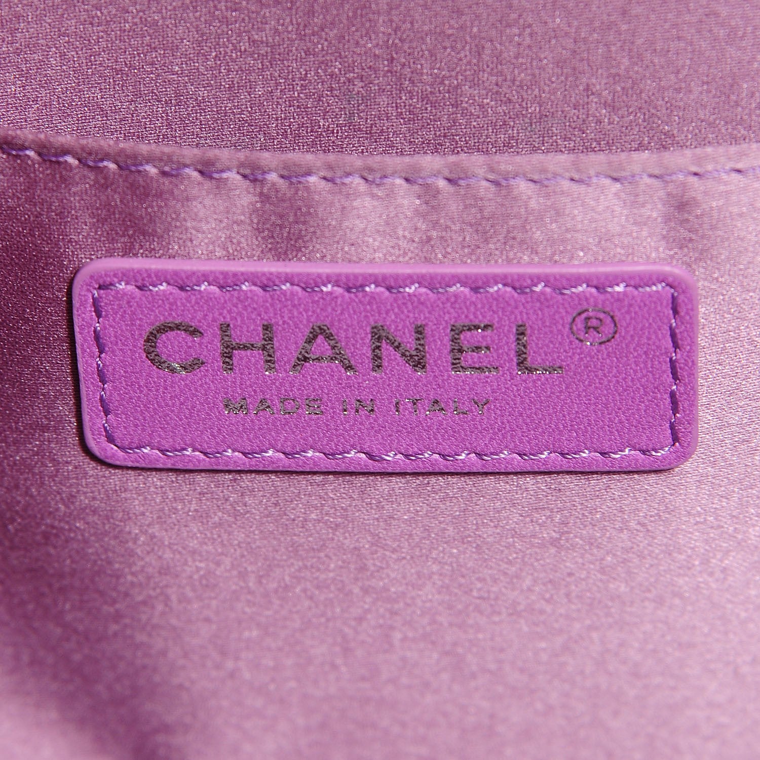 Chanel Patent Quilted Small Pocket Box Camera Case Purple 7 of 7