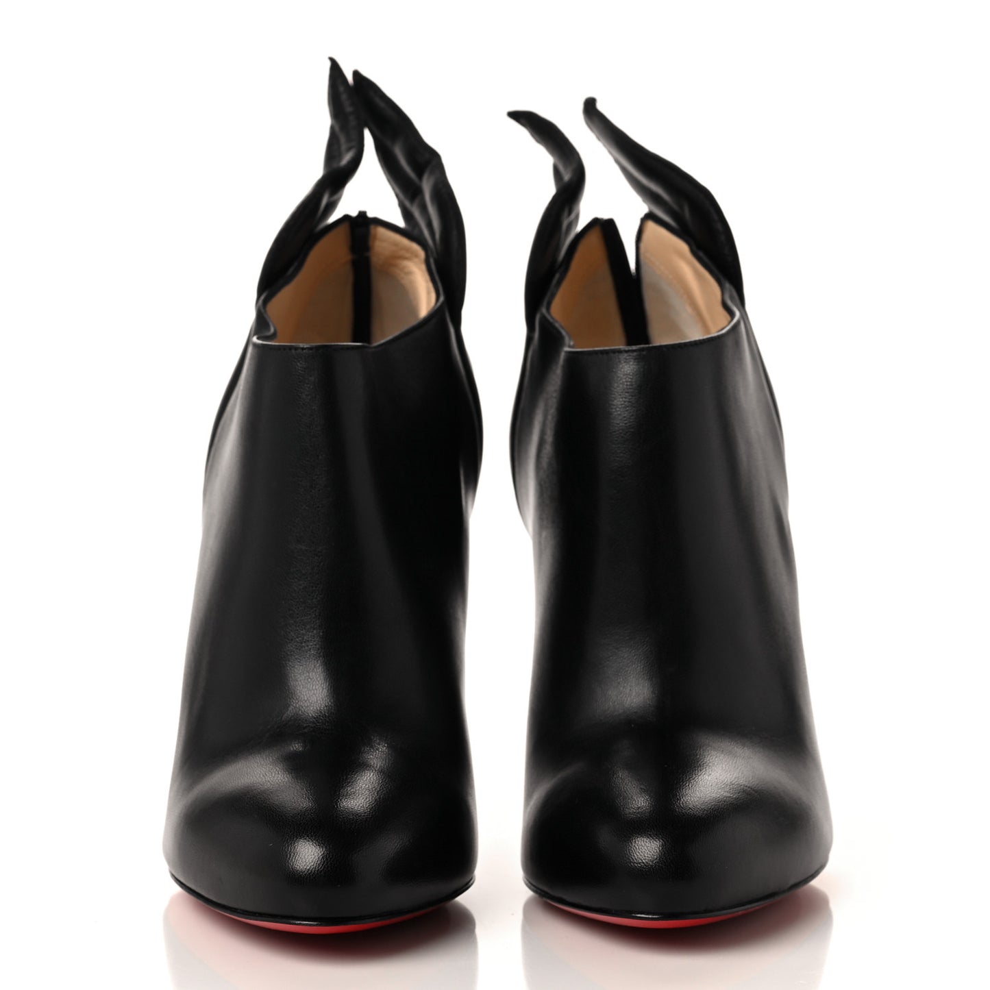 Calfskin Mercura Wing 100 Booties 39.5 Black