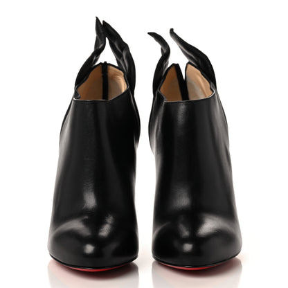 Christian Louboutin Calfskin Mercura Wing 100 Booties 39.5 Black 2 of 8