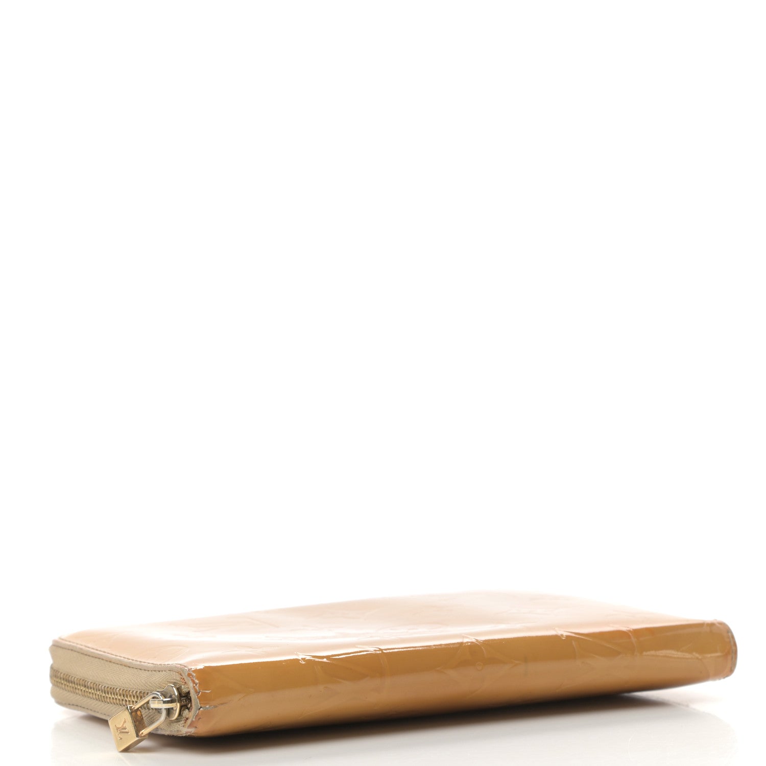 Louis Vuitton Vernis Zippy Compact Wallet Gold 4 of 6