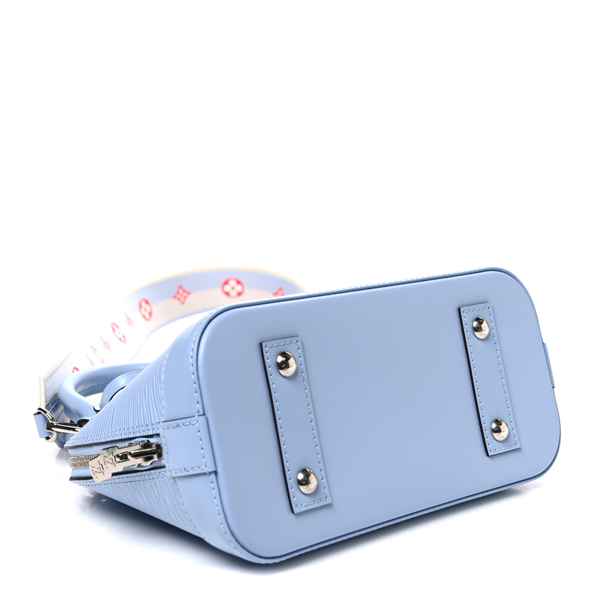Louis Vuitton Epi Jacquard Alma BB Cloud Blue 4 of 9
