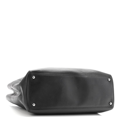 Chanel Calfskin Cerf Executive Shopper Tote Black 5 of 11