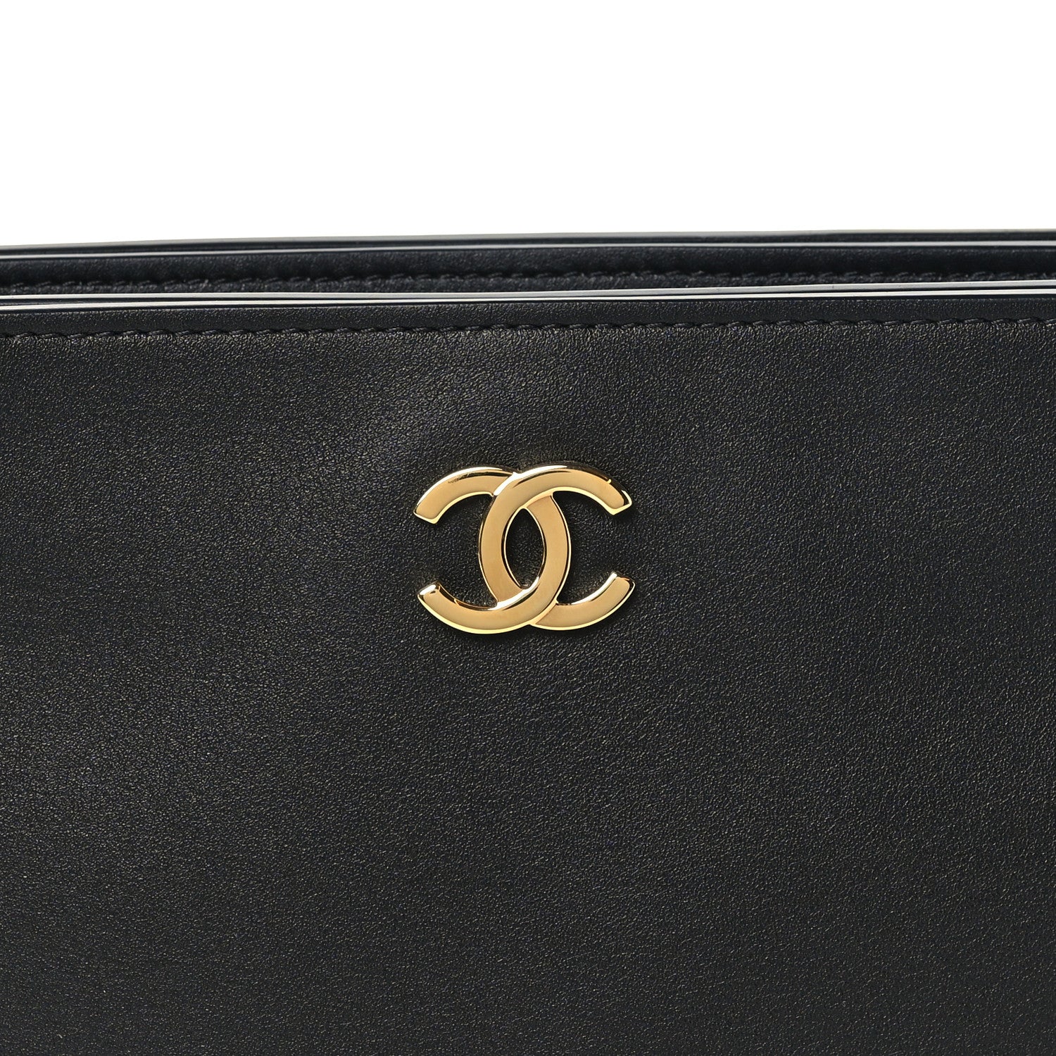 Chanel Calfskin Chick Studs Clutch Black 7 of 9