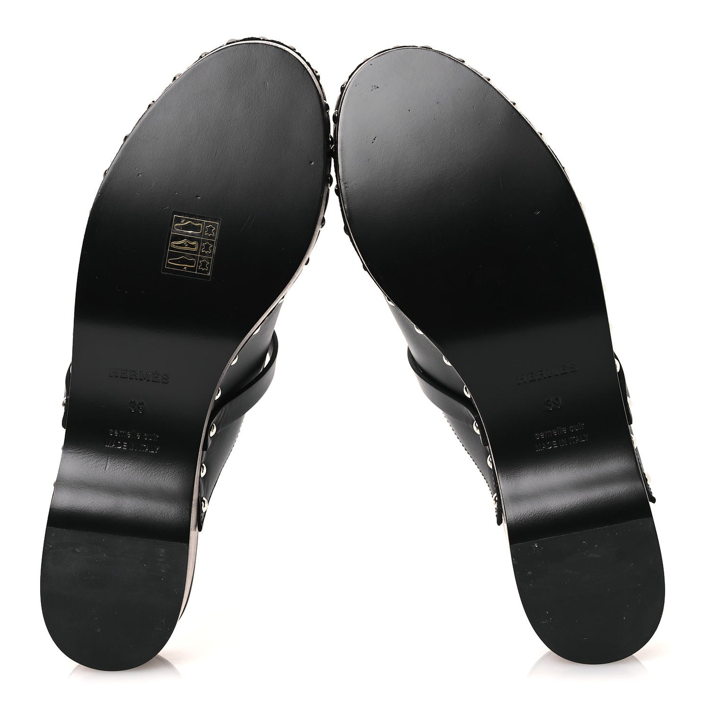Calfskin Carlotta Mules 39 Black