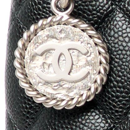 Chanel Caviar Quilted Medallion Tote Black 8 of 10