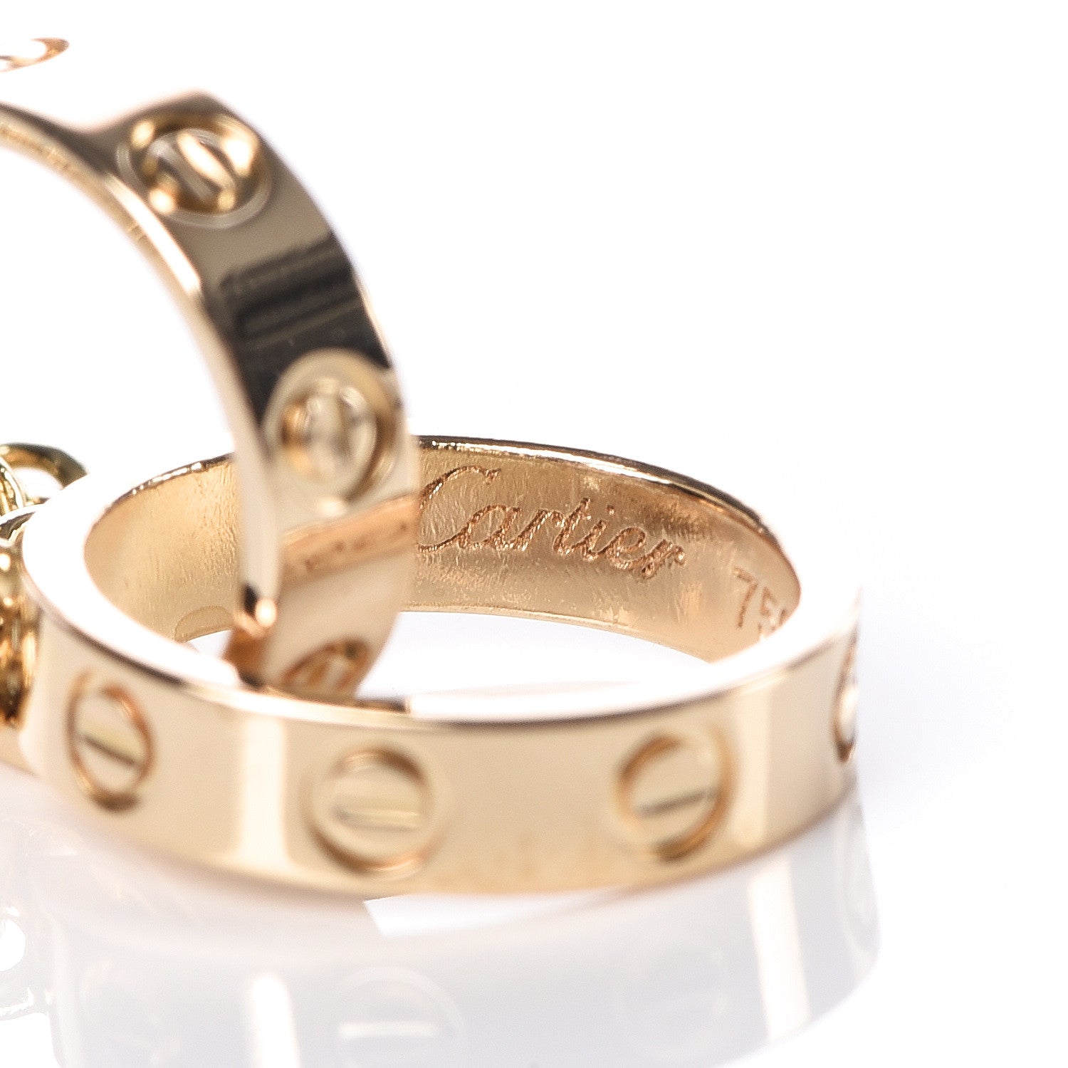 Cartier 18K Yellow Gold Interlocking LOVE Bracelet 5 of 8