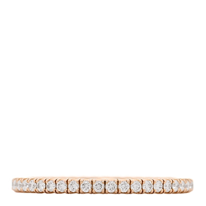 Cartier 18K Pink Gold Diamond 1.5mm Étincelle de Cartier Wedding Band Ring 47 4 3 of 5