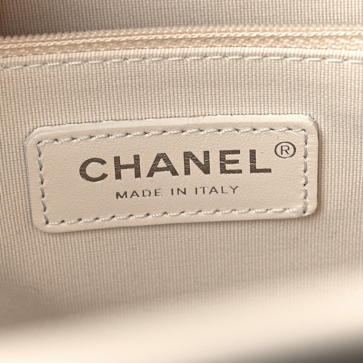 Chanel Canvas Calfskin Striped Medium Deauville Tote White Black 7 of 12