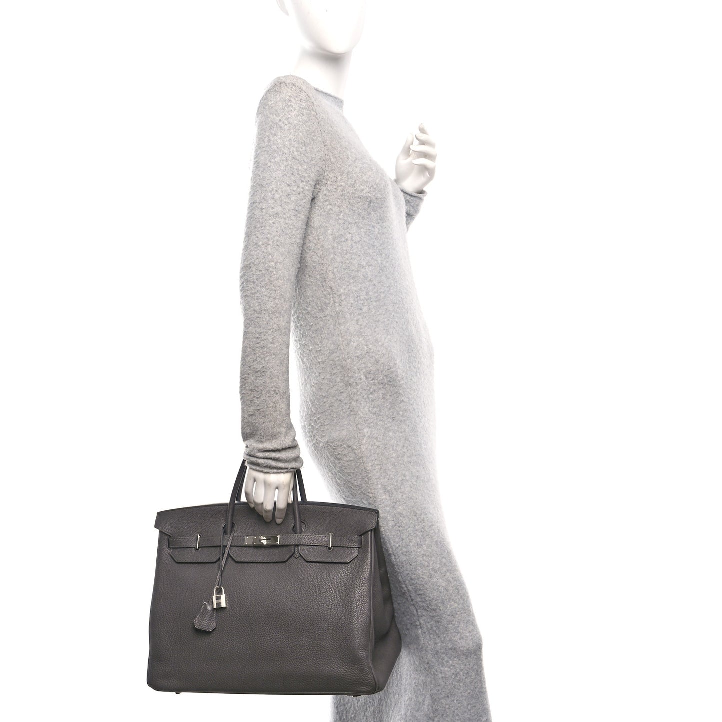 Togo Horseshoe Birkin 40 Etain Tosca