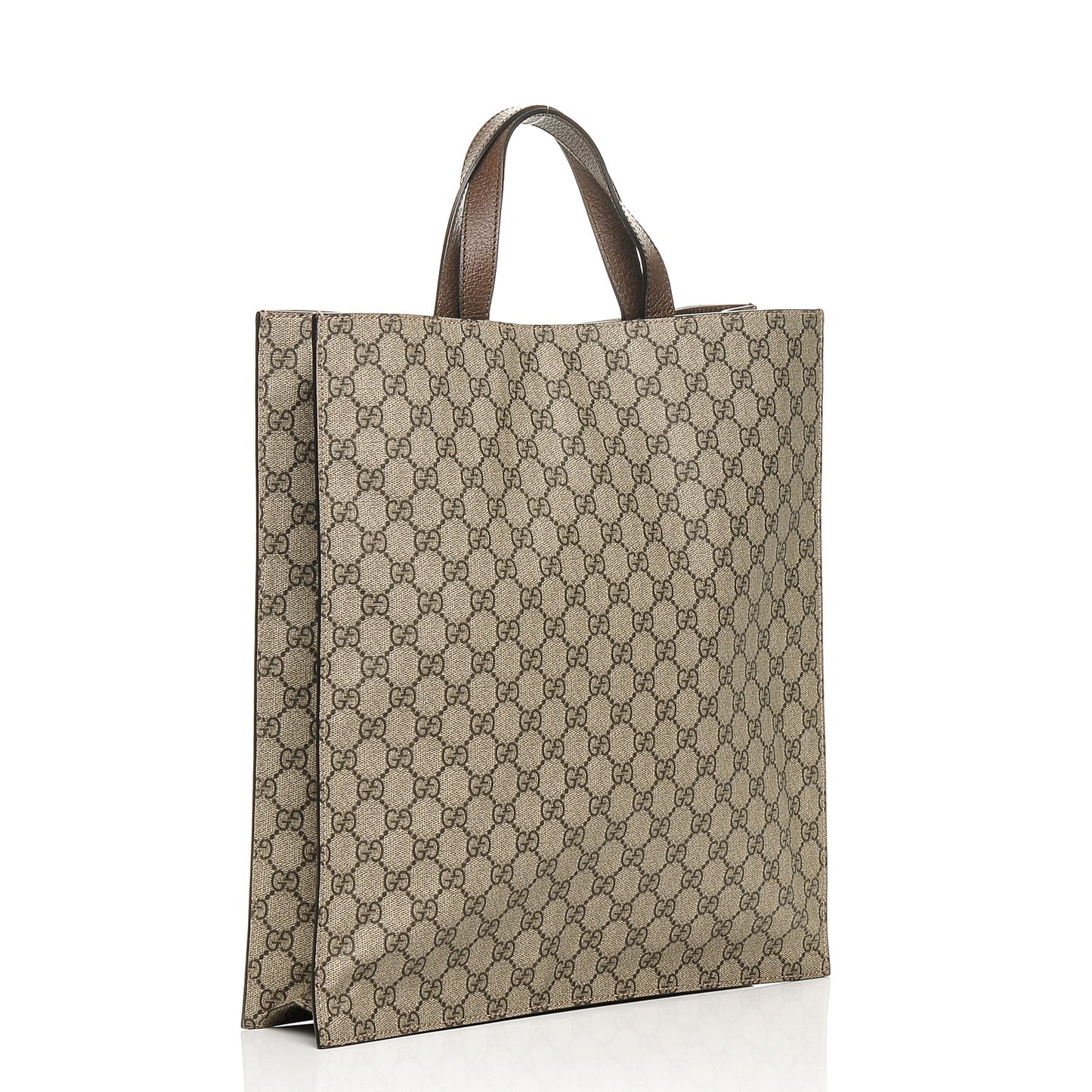 Soft GG Supreme Monogram Courrier Vertical Tote Beige New Acero
