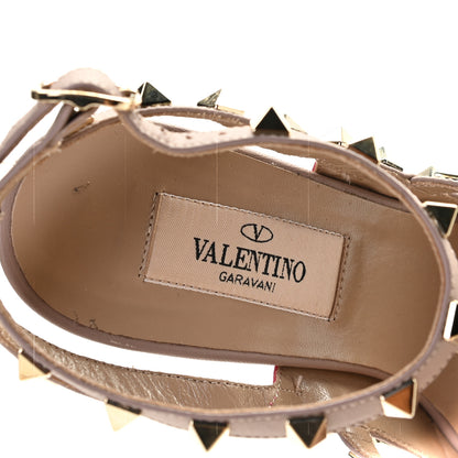 Valentino Garavani Calfskin Nappa Rockstud Ankle Strap 100mm Pumps 36 Deep Fuxia Poudre 10 of 15