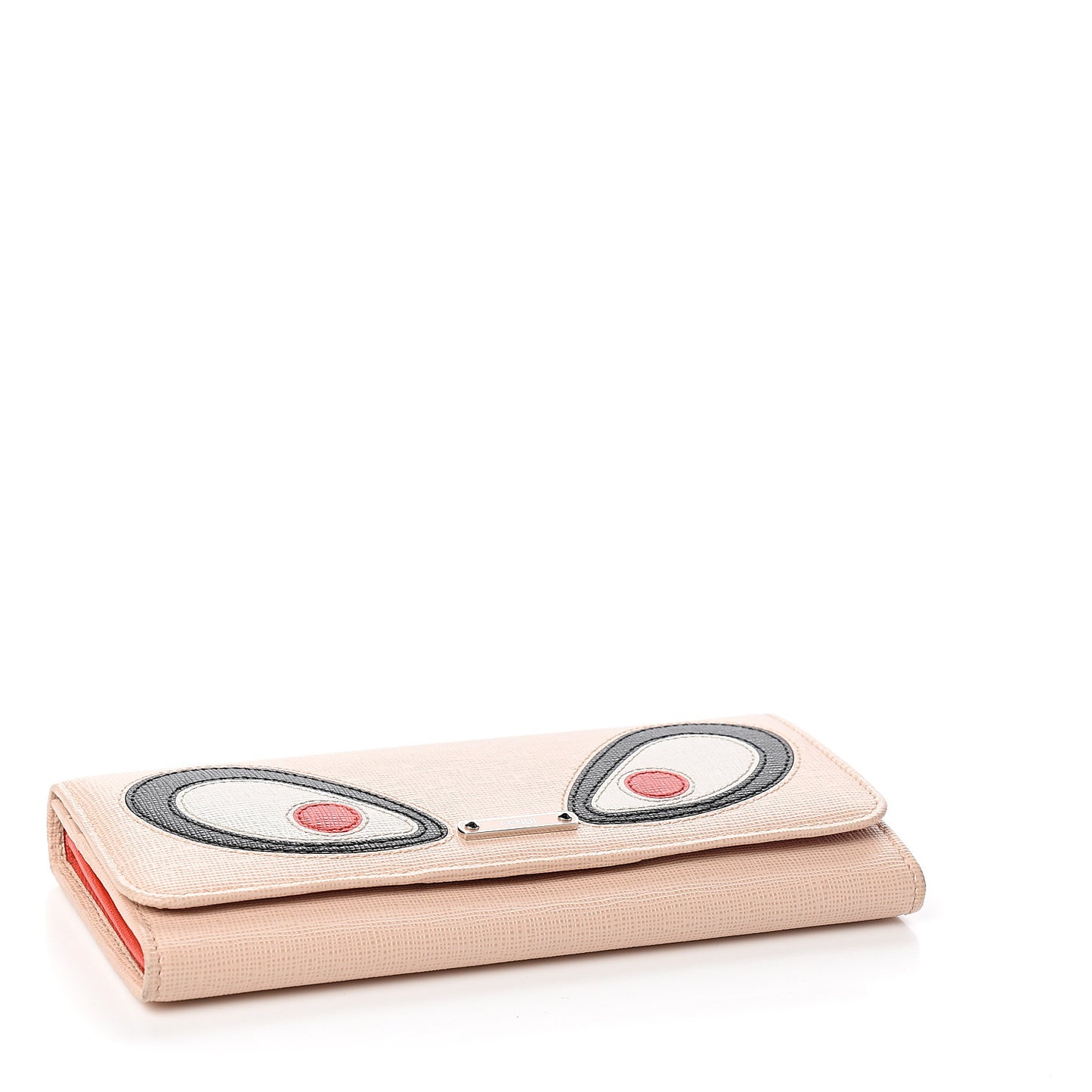 Vitello Elite Monster Continental Wallet Rosa Plaster