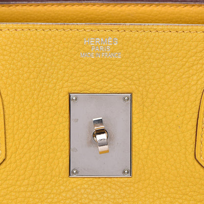 Hermes Taurillon Clemence JPG Shoulder Birkin II Soleil 22 of 39