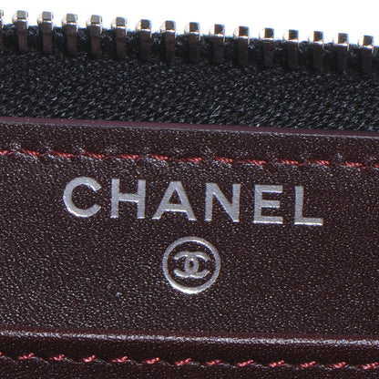 Chanel Caviar Quilted Zip Around Wallet Black 6 of 8