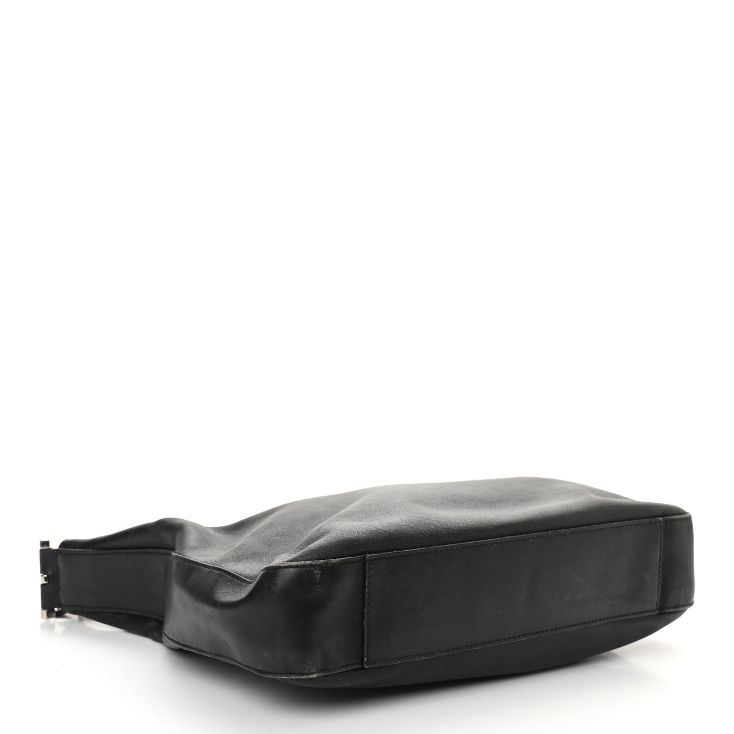 Calfskin Chain Shoulder Bag Black