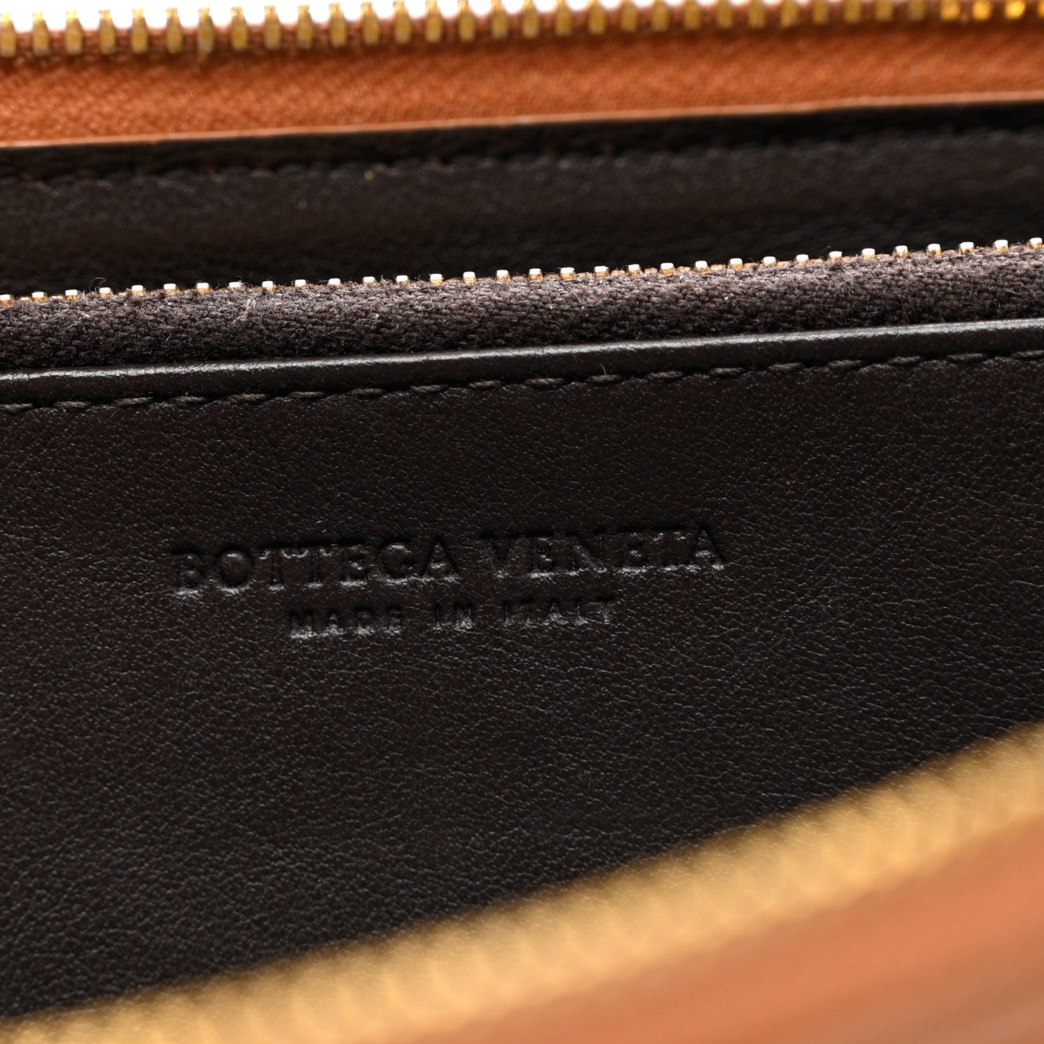 Bottega Veneta Nappa Intrecciato Zip Around Wallet Brown 6 of 9