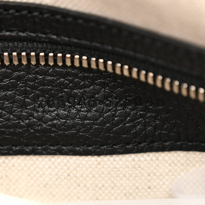 Gucci Piuma Calfskin Jumbo GG Embossed Medium Messenger Bag Black 7 of 10