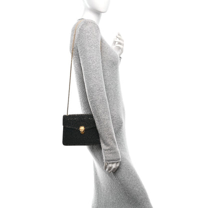 Bulgari Crystal Serpenti Forever Small Crossbody Bag Black 2 of 9