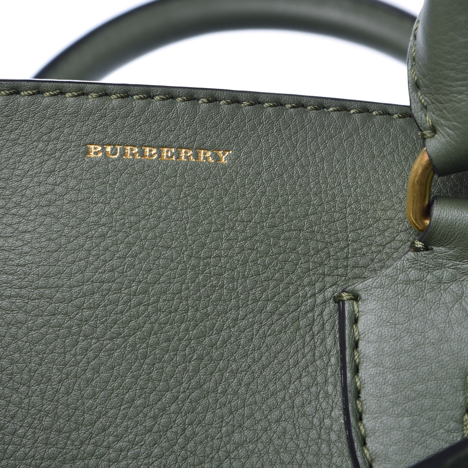 Burberry Soft Grain Calfskin Medium Belt Bag Sage Green 7 of 11