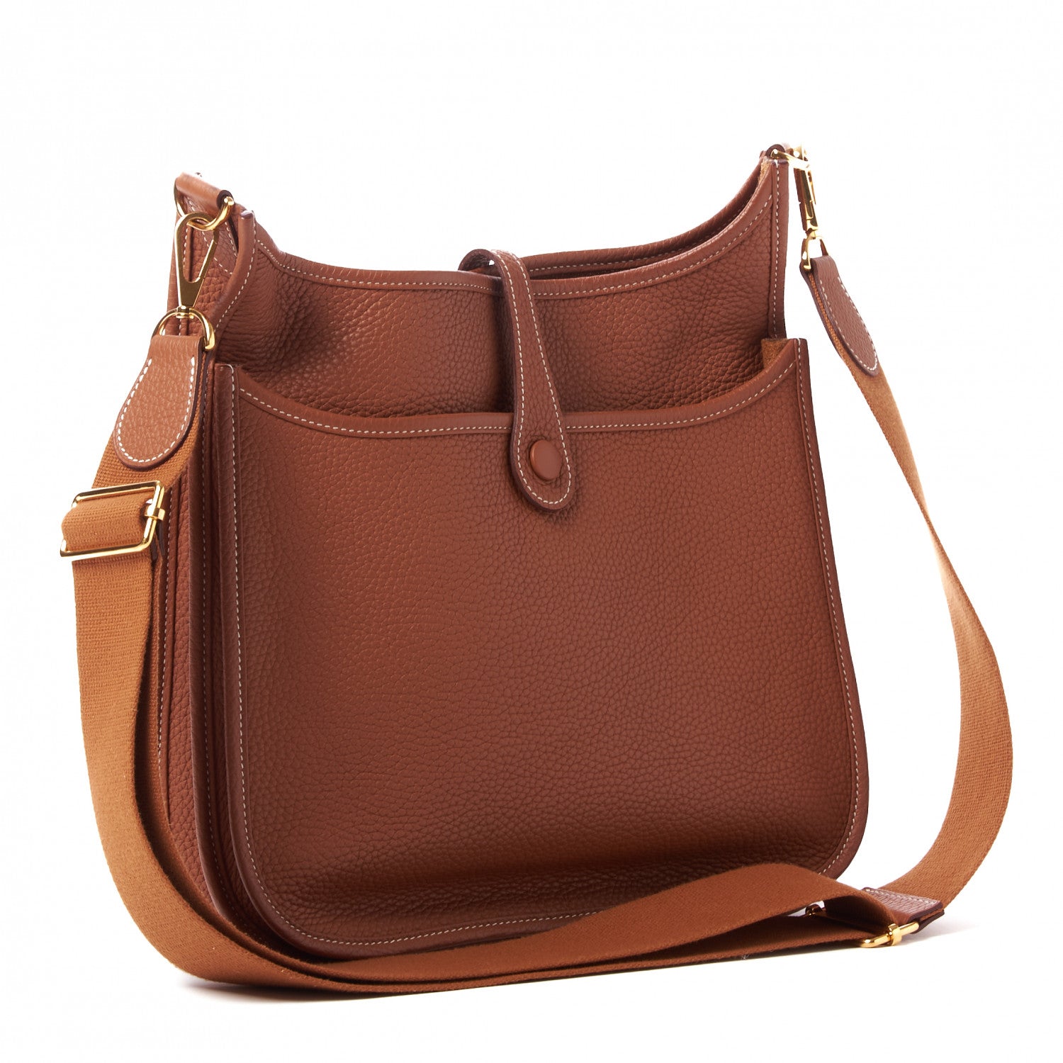 Hermes Taurillon Clemence Evelyne III PM Gold 3 of 9