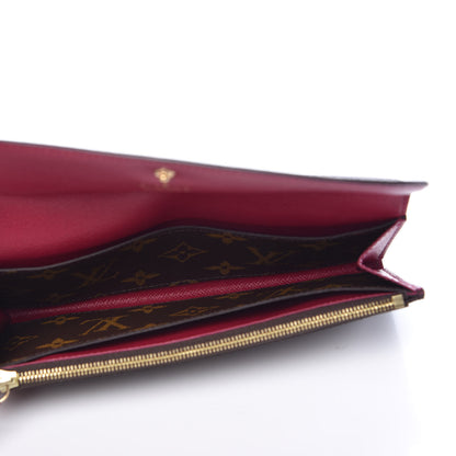 Louis Vuitton Monogram Emilie Wallet Fuchsia 5 of 7