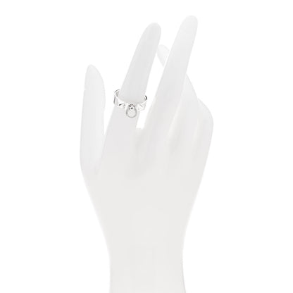 Hermes Sterling Silver PM Collier De Chien Ring 54 7 2 of 5